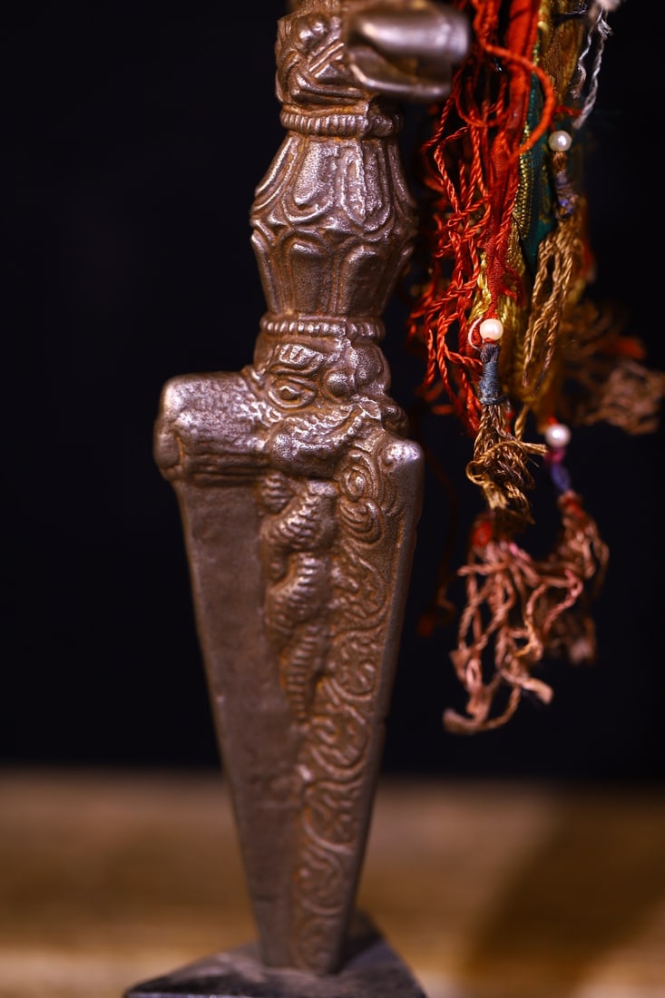 An Exquisite Iron Vajry Pestle - 5