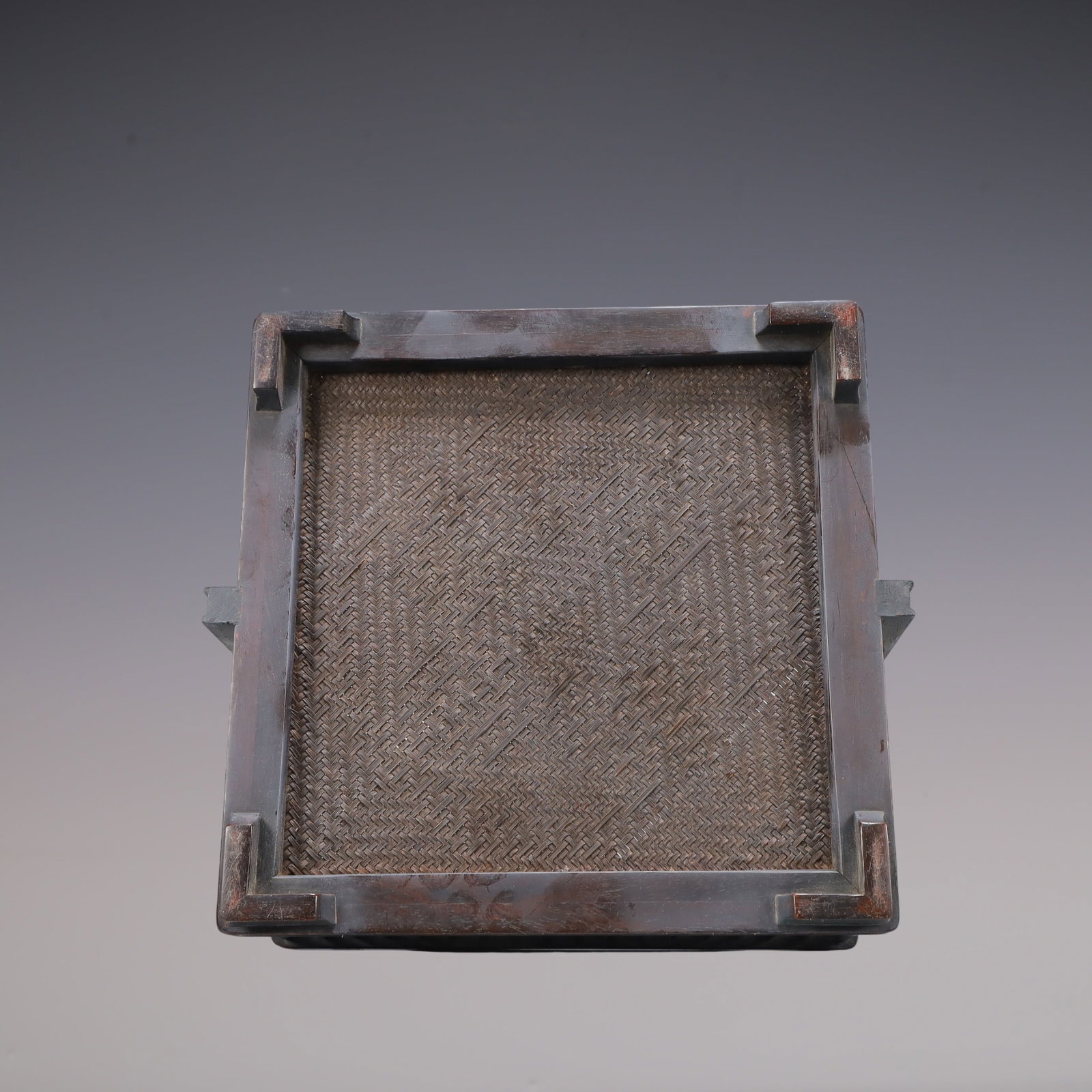 A Exquisite Zitanwood Auspicious Beast Pattern Box - 12