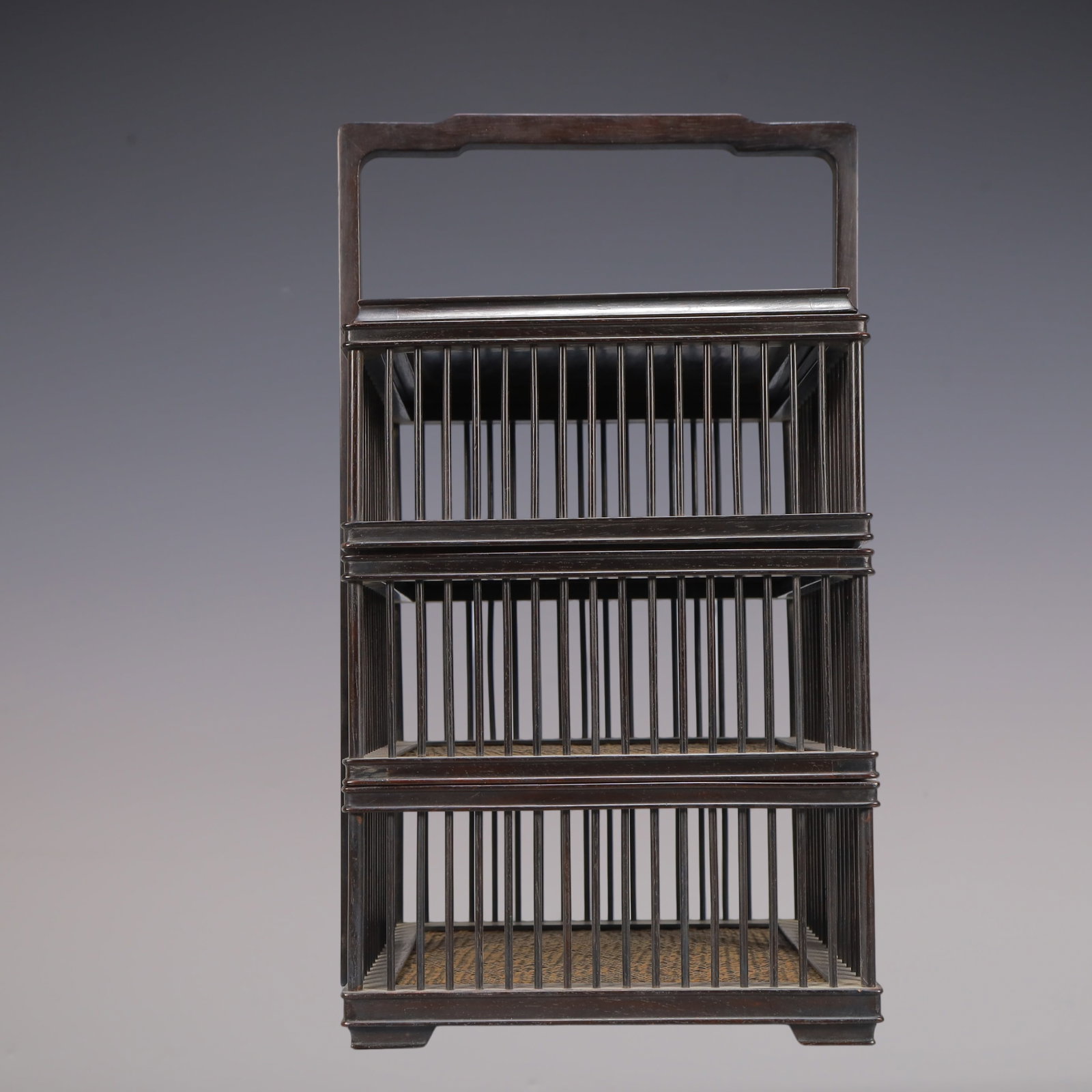 A Exquisite Zitanwood Auspicious Beast Pattern Box - 3
