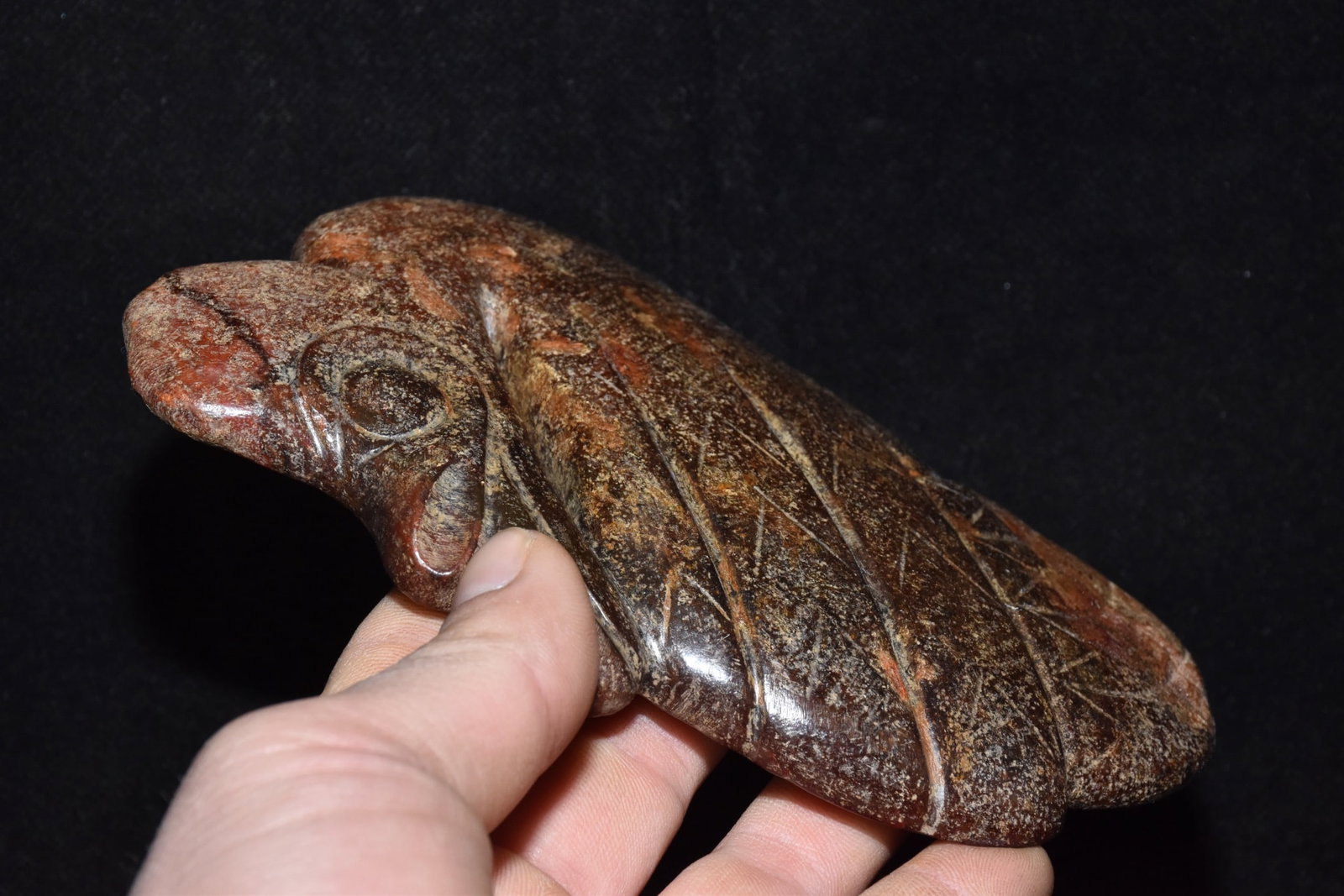 An Exquisite Hemo Jade Bird Ornament - 3