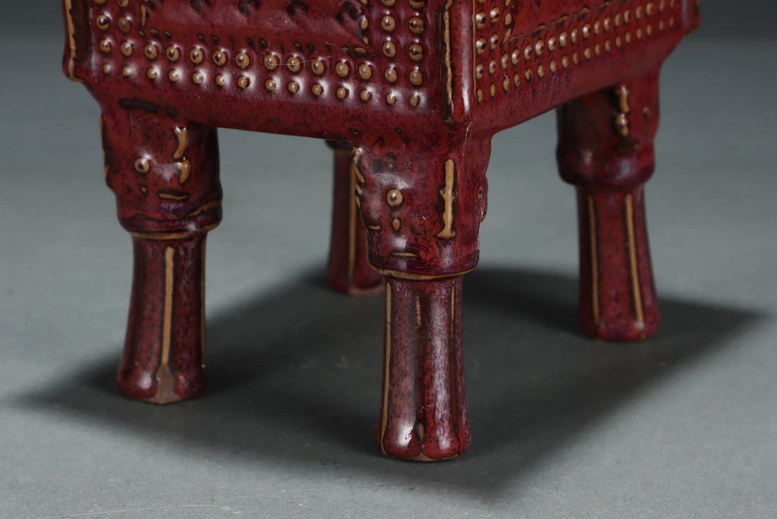 An Exquisite Jun yao Double-Ears Censer - 6