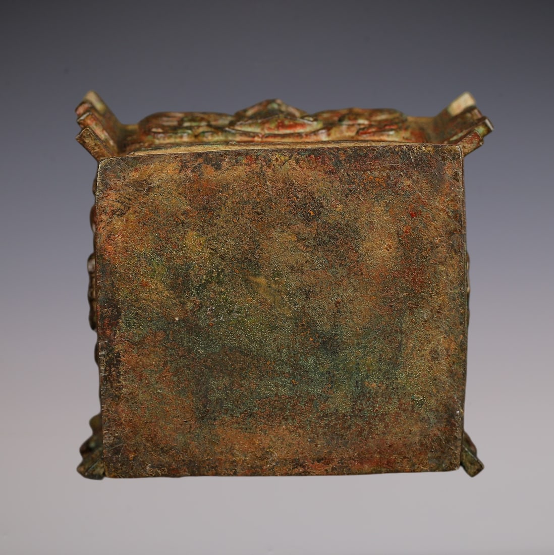 An Exquisite Bronze Beast-Face Pattern Censer - 9