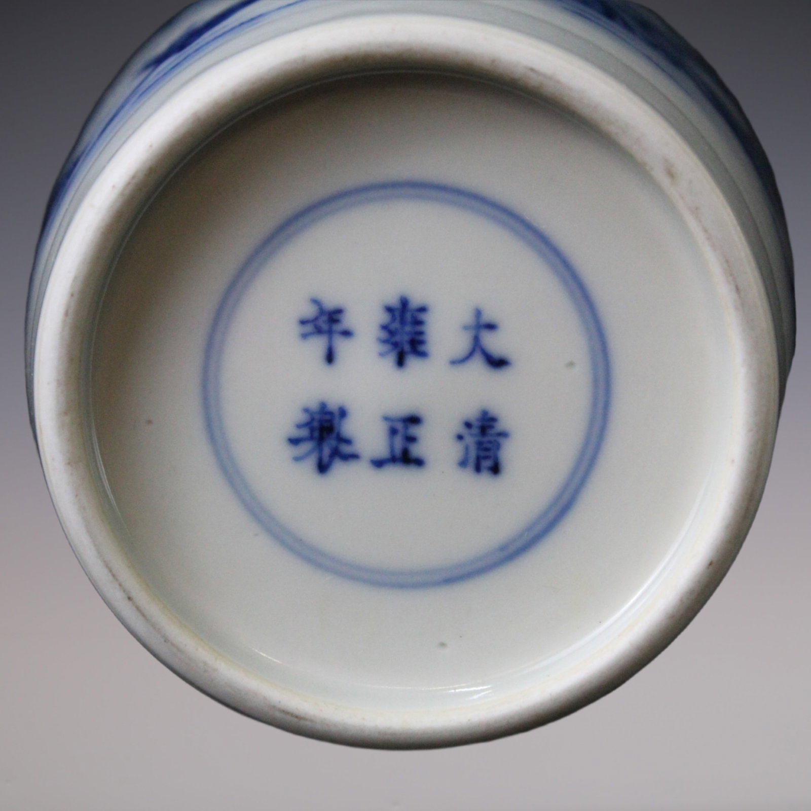 An Exquisite Blue and White Animal Pattern Vase - 7