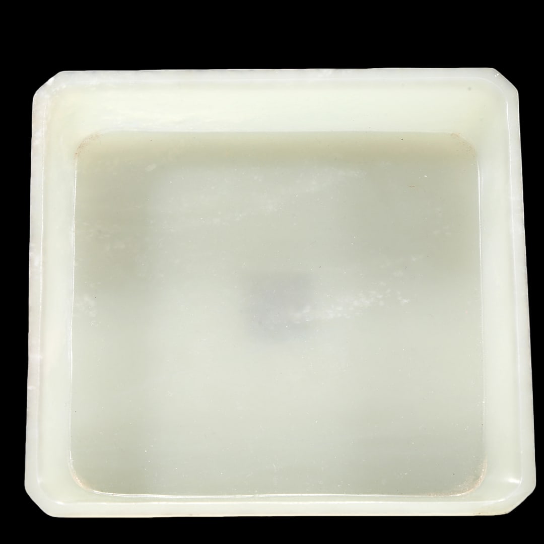 A Marvelous White Jade Dish - 5