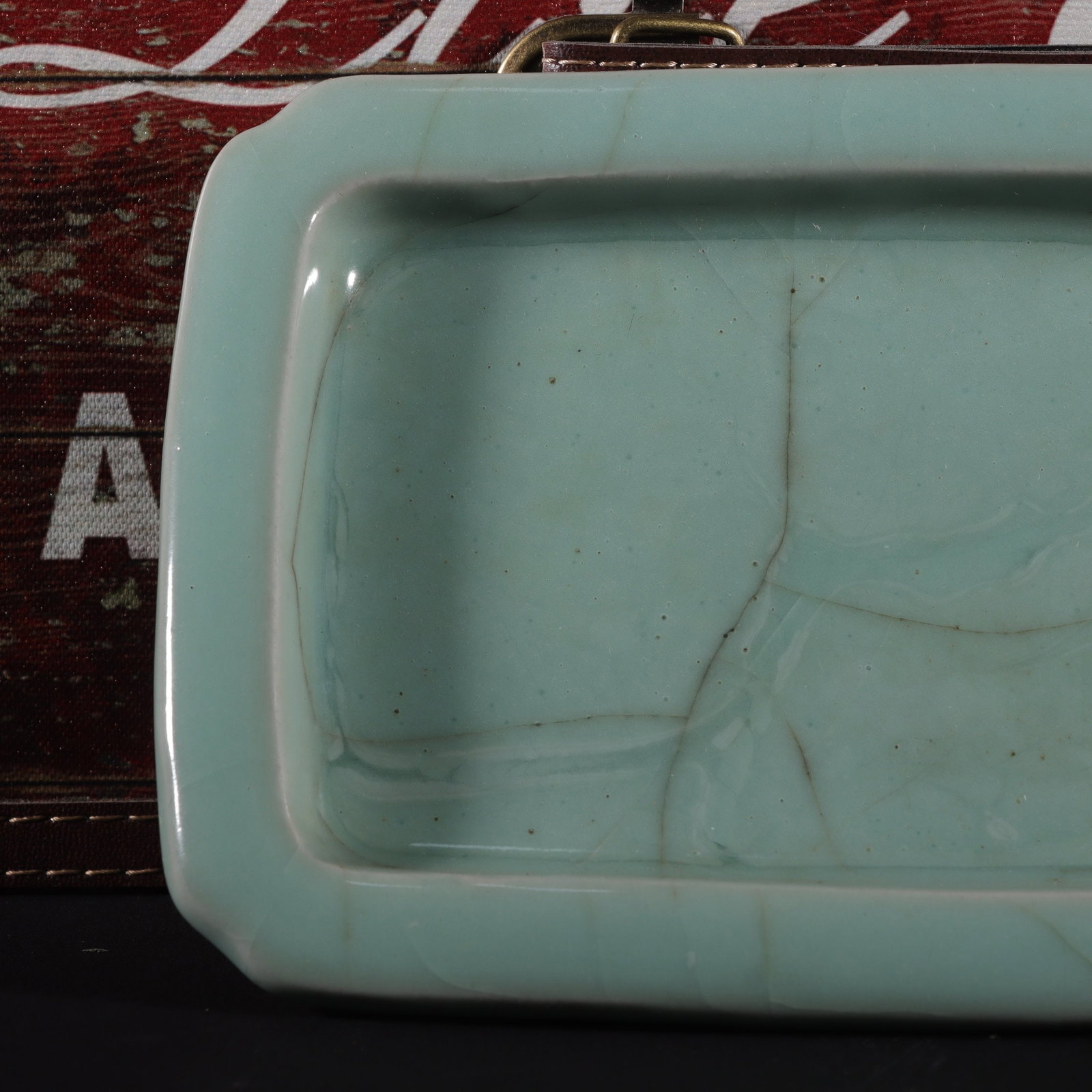 An Exquisite Guan yao Celadon Glazed Basin - 4