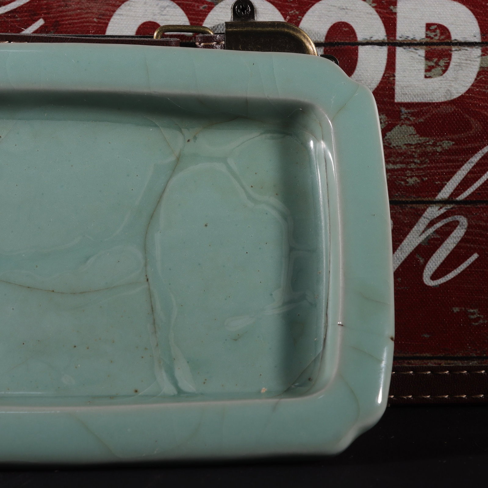 An Exquisite Guan yao Celadon Glazed Basin - 5