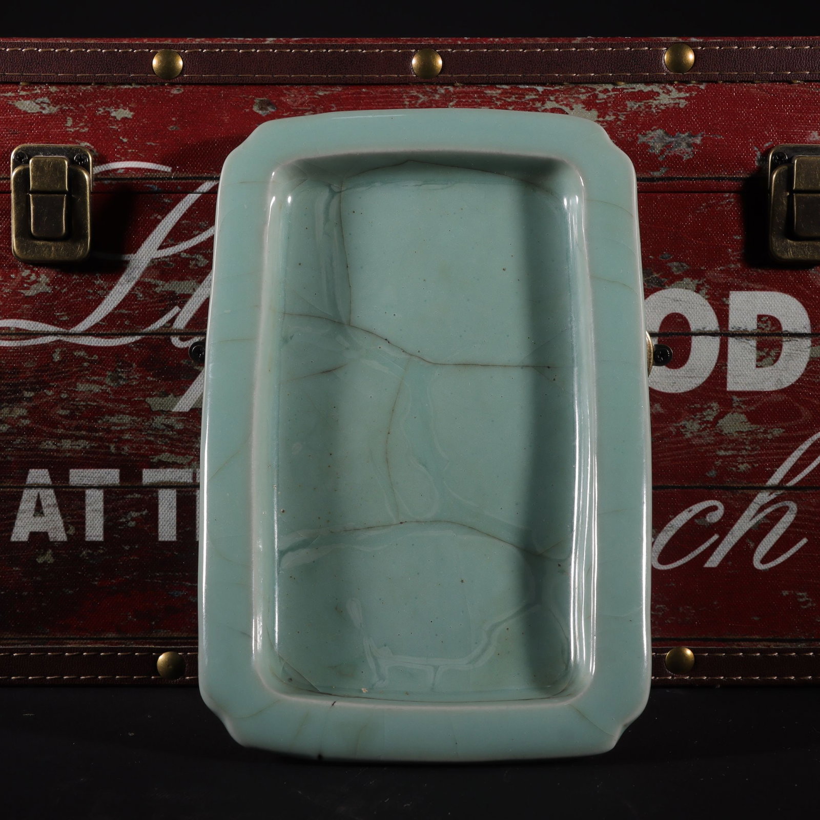 An Exquisite Guan yao Celadon Glazed Basin - 7