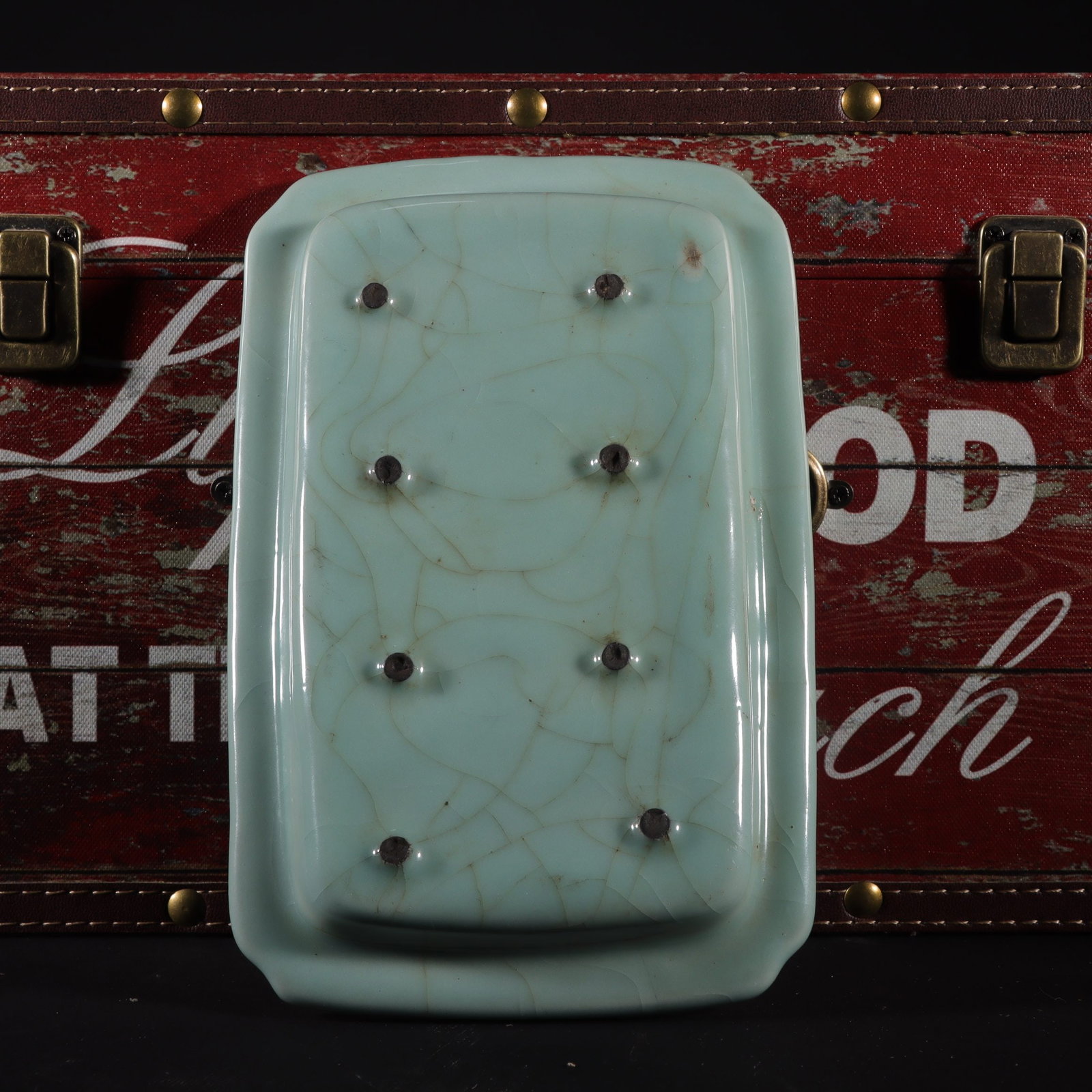 An Exquisite Guan yao Celadon Glazed Basin - 8