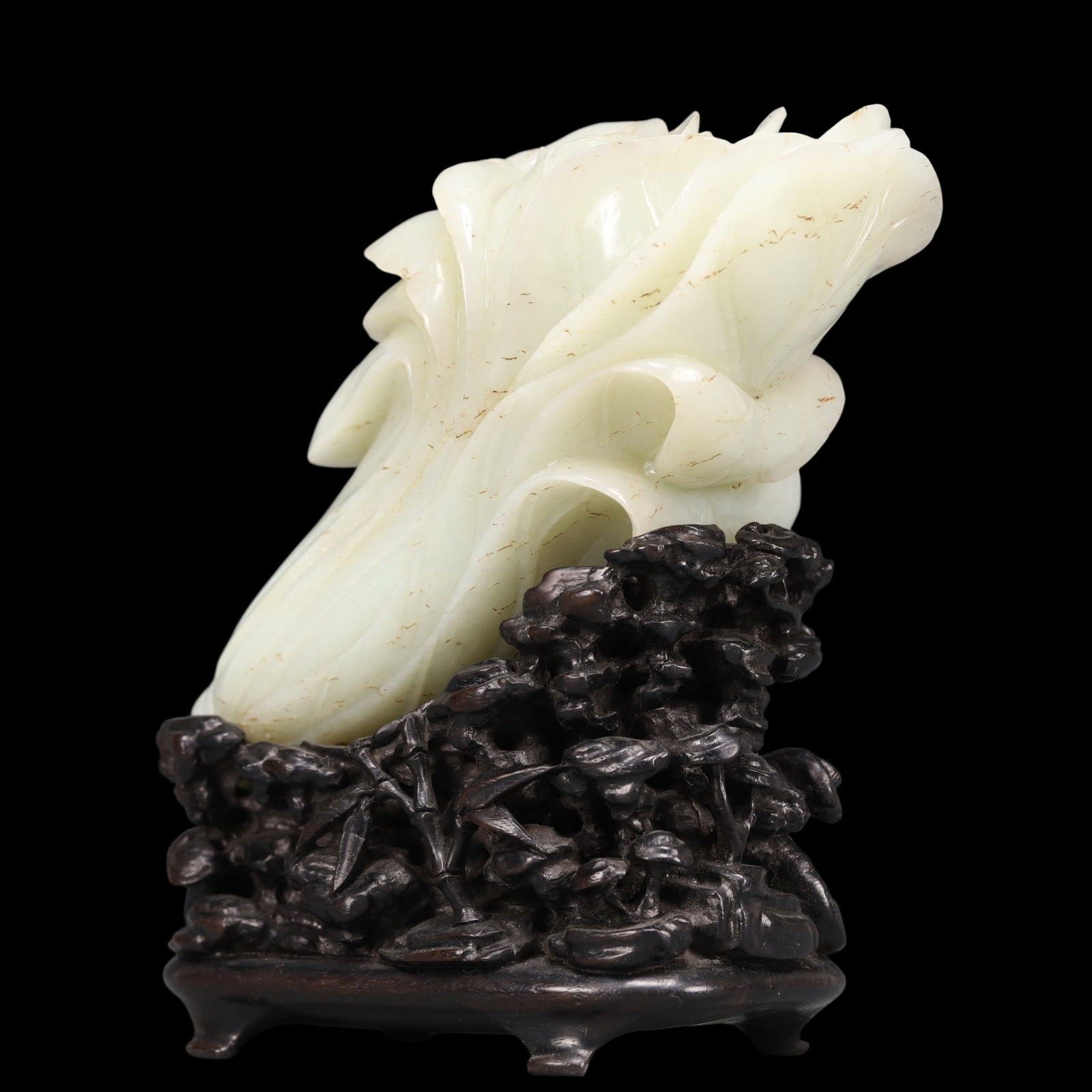 A Exquisite White Jade Cabbage Ornament - 2