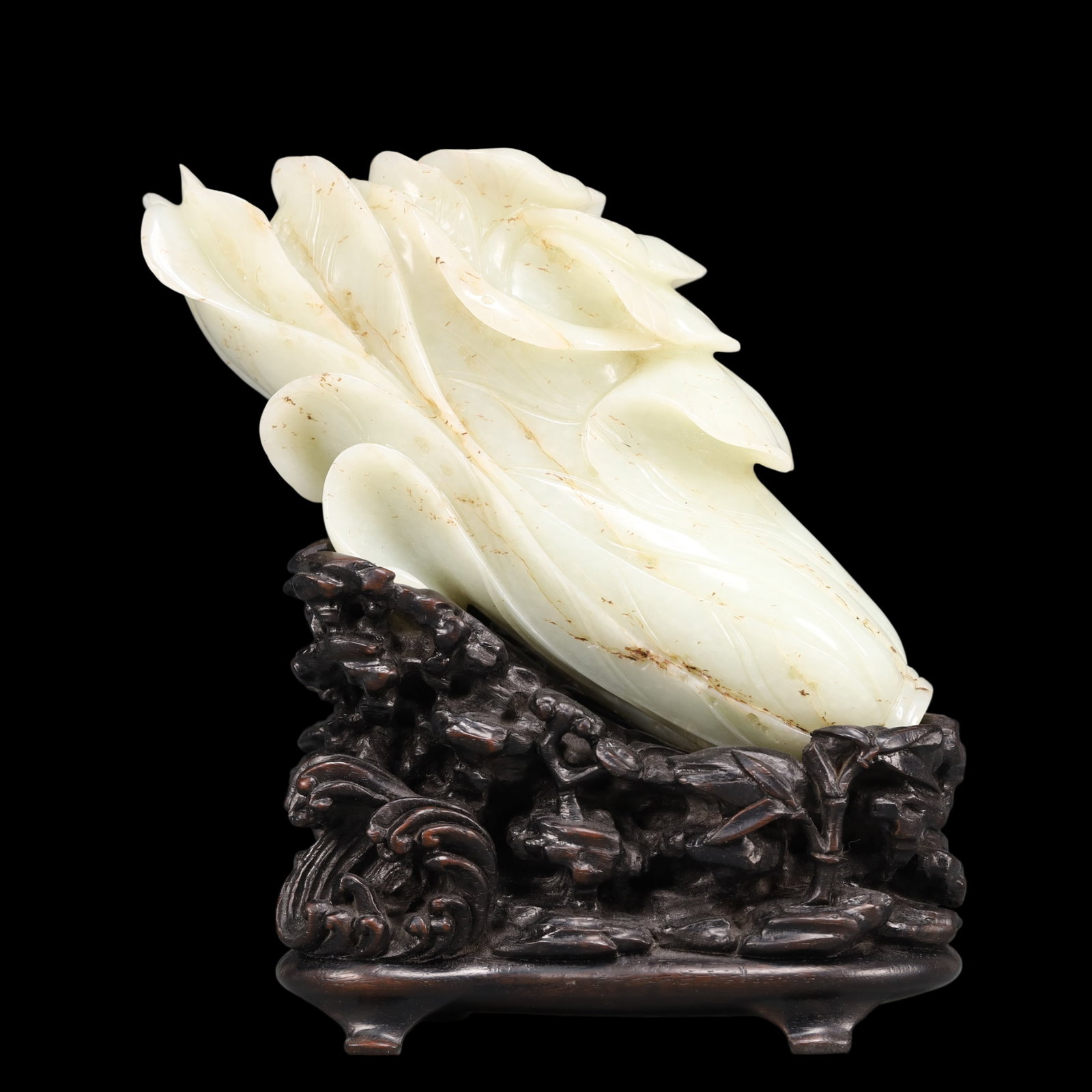 A Exquisite White Jade Cabbage Ornament - 5