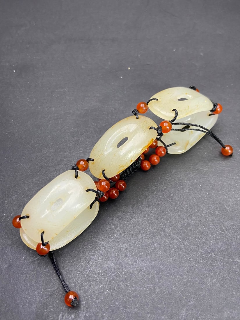 An Exquisite White Jade Bracelets - 3