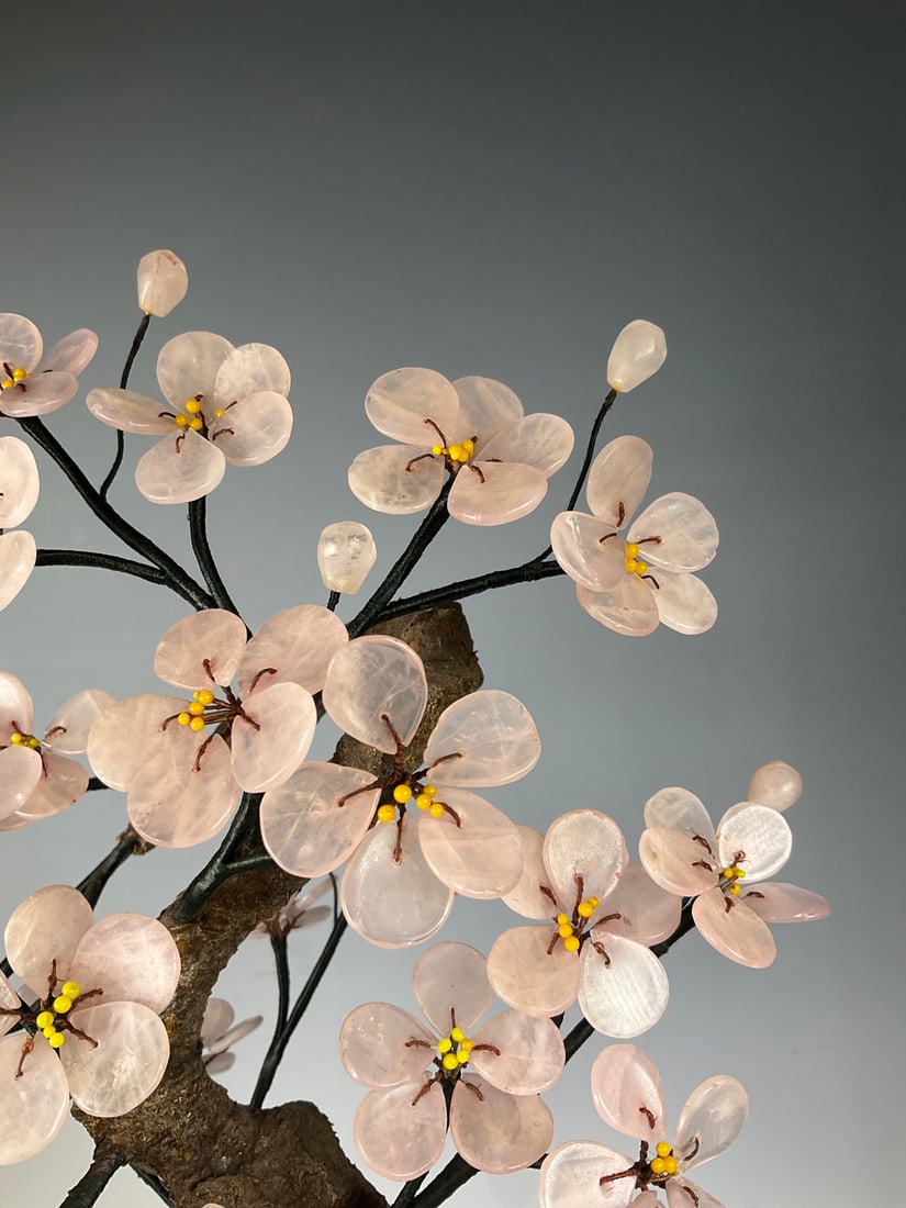 An Exquisite Cloisonne Flower Pattern Bonsai - 2