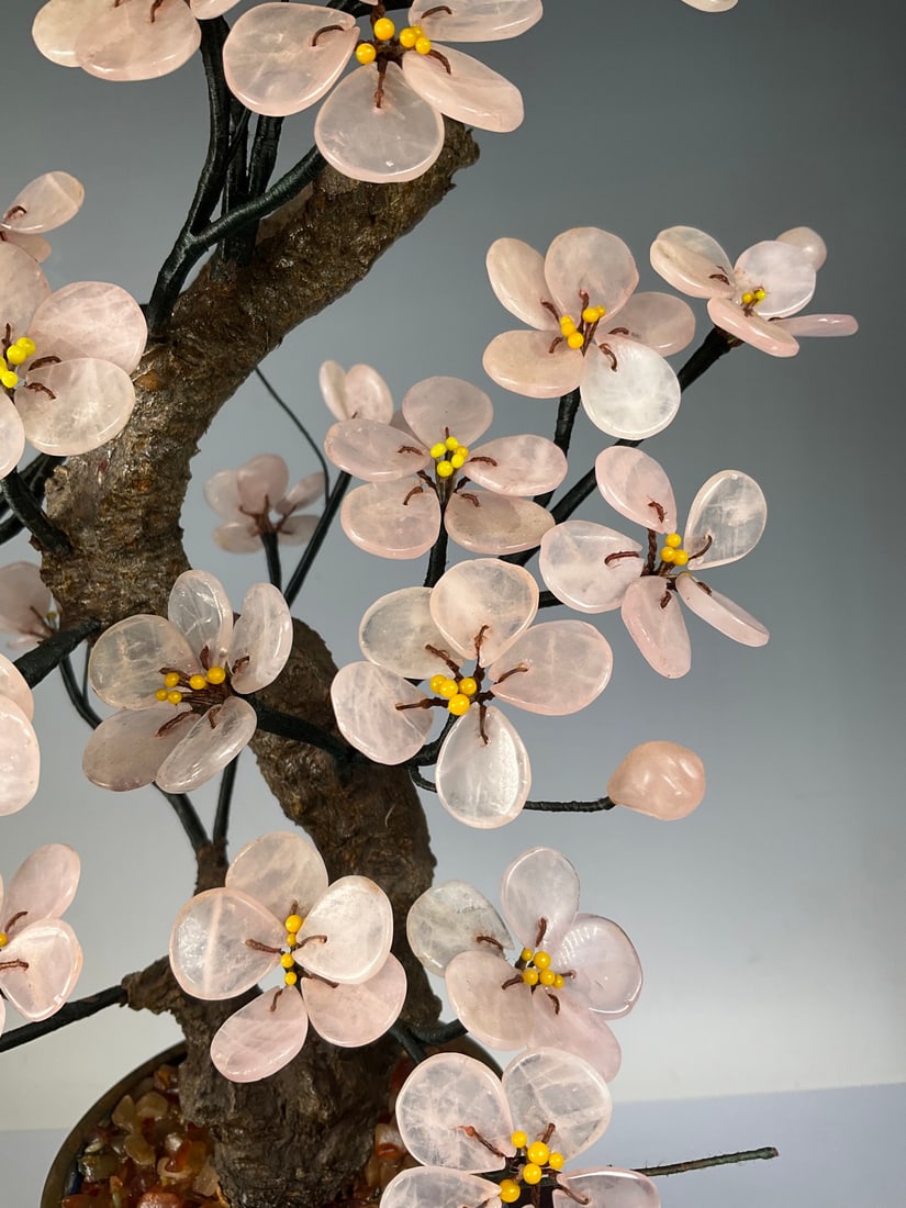 An Exquisite Cloisonne Flower Pattern Bonsai - 3