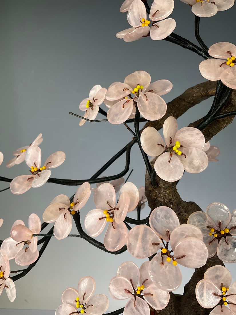 An Exquisite Cloisonne Flower Pattern Bonsai - 4