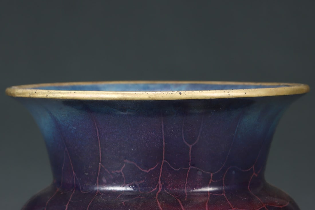 An Exquisite Jun yao Purple Glazed Vase - 5