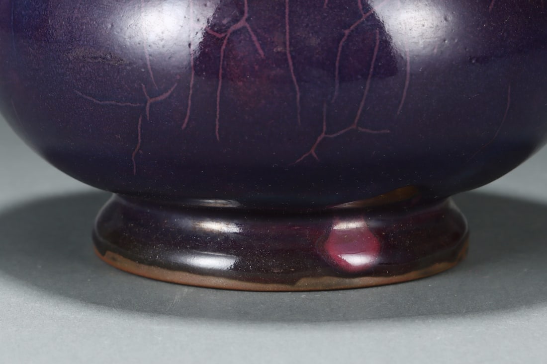 An Exquisite Jun yao Purple Glazed Vase - 6