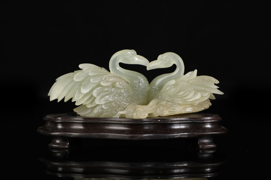 An Exquisite Crystal Goose Ornament - 3