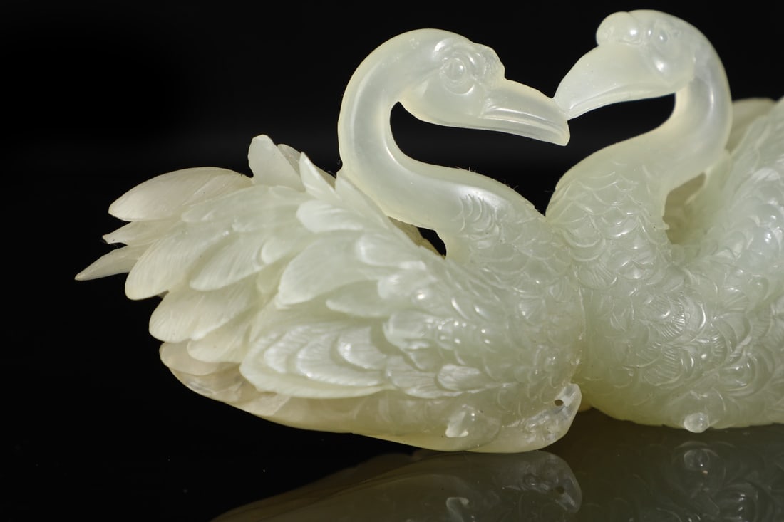 An Exquisite Crystal Goose Ornament - 8