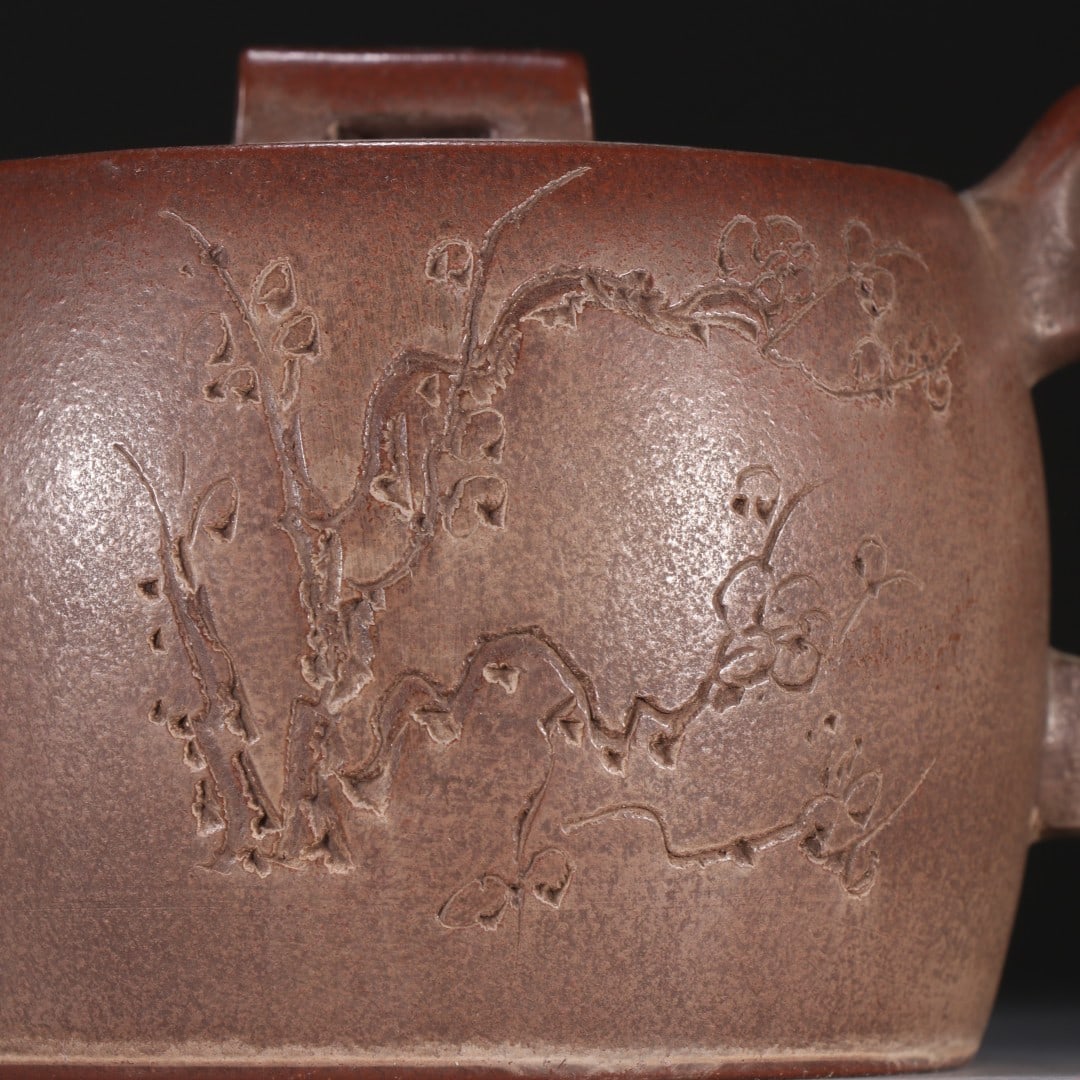 An Exquisite Purple Sands Flower Pattern Teapot - 9