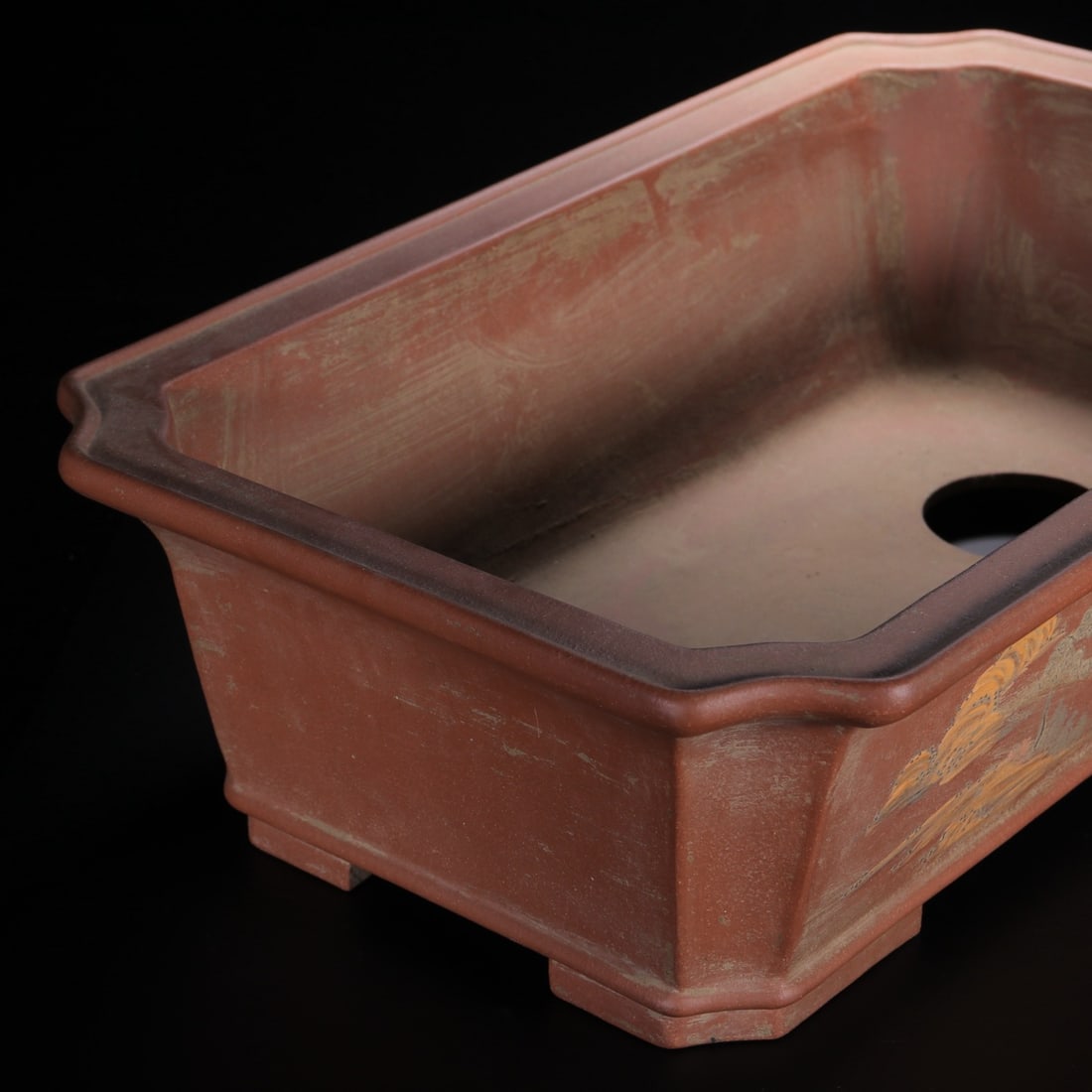 An Exquisite Purple Sands Landscape Pattern Basin - 5