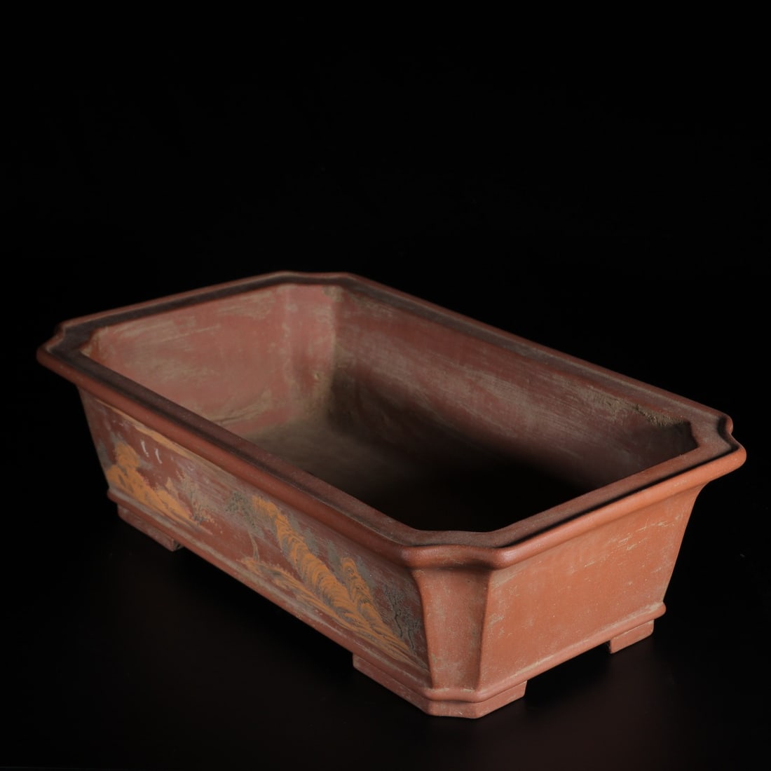 An Exquisite Purple Sands Landscape Pattern Basin - 8