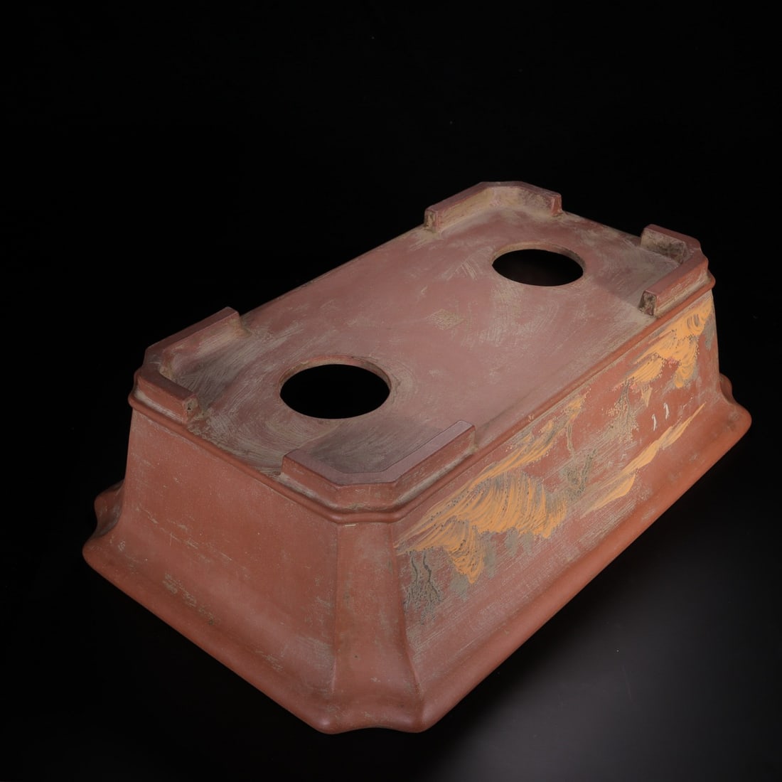 An Exquisite Purple Sands Landscape Pattern Basin - 9