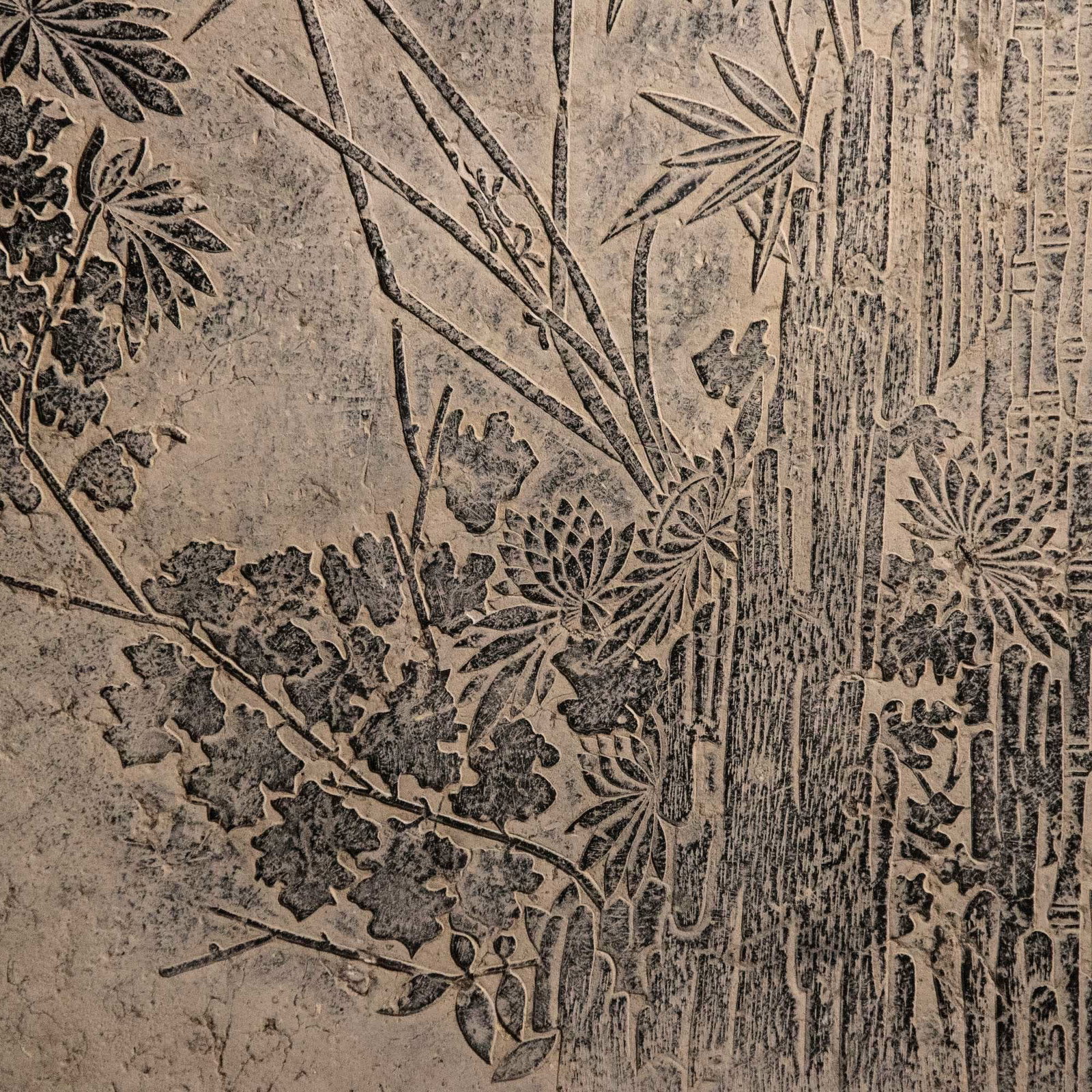A Qing Dynasty relief stone slab - 4