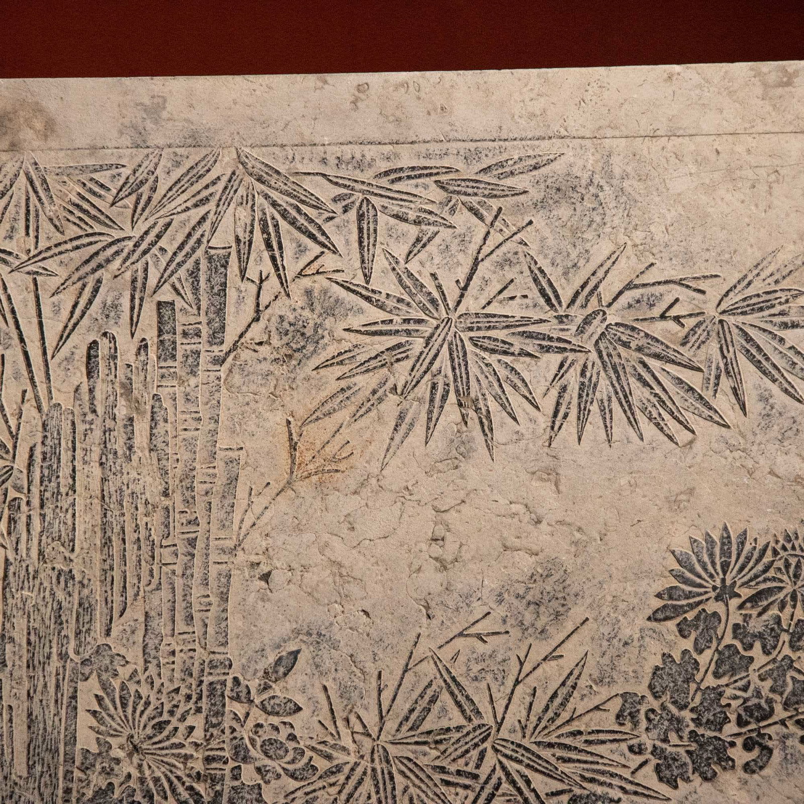 A Qing Dynasty relief stone slab - 6