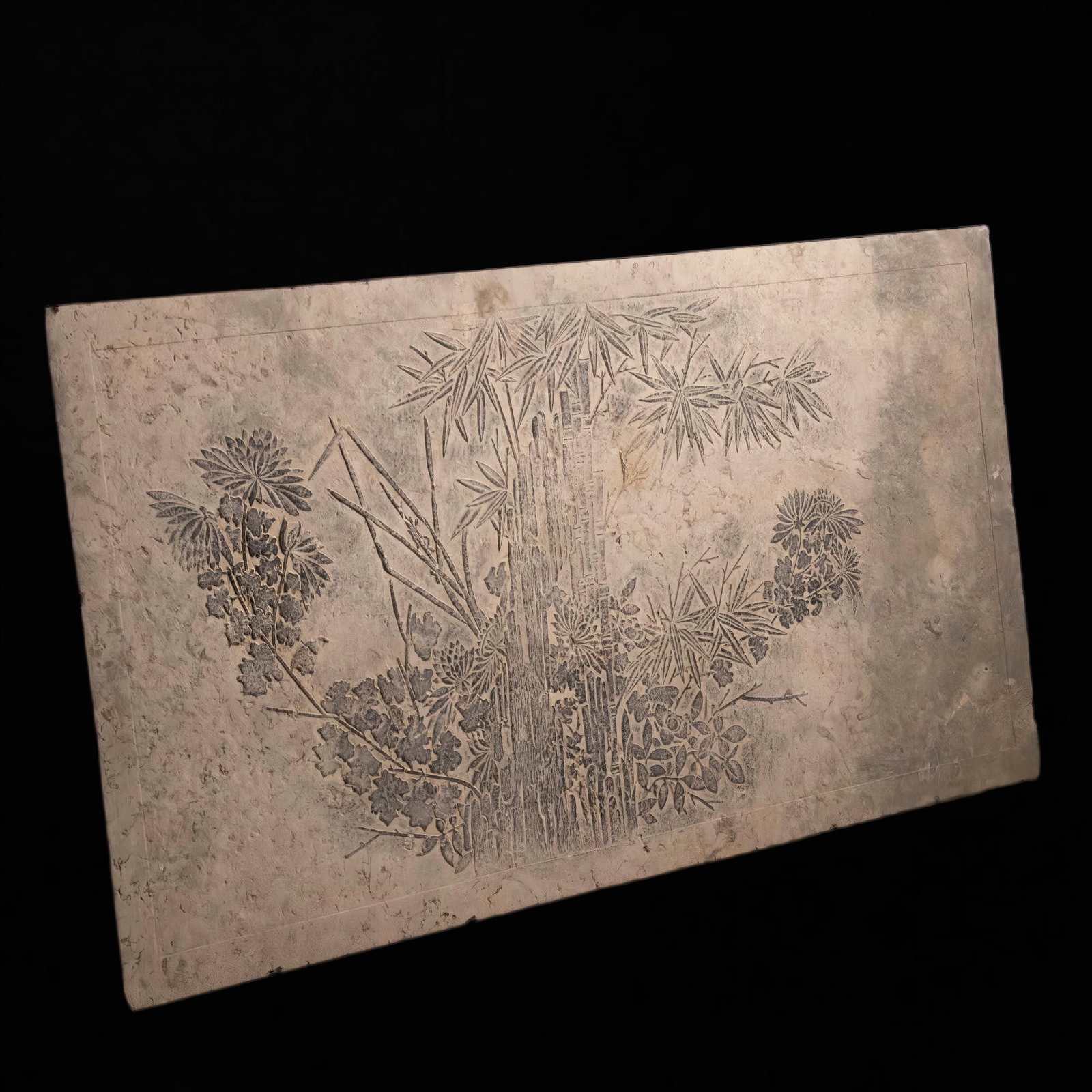 A Qing Dynasty relief stone slab - 8