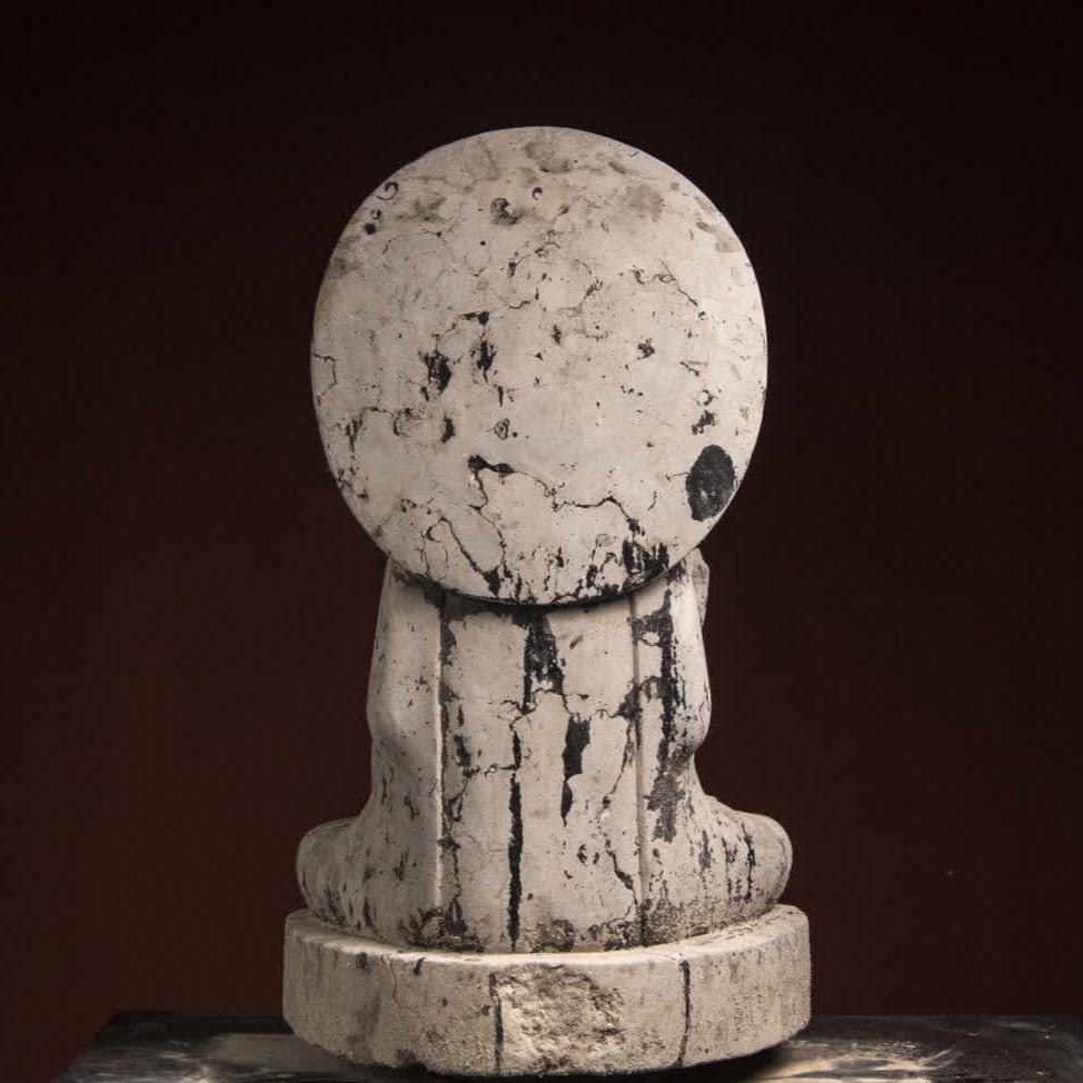 A Ming Dynasty bluestone seated Buddha - 5