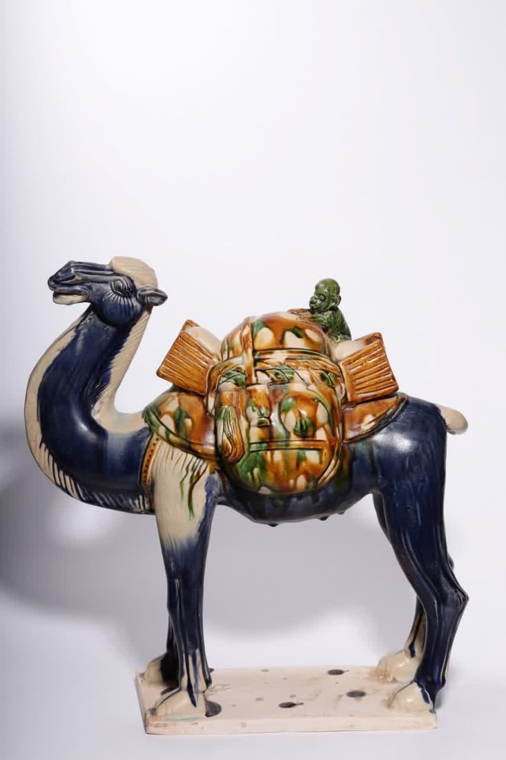 A Tang Dynasty three-colored camel ornament - 7