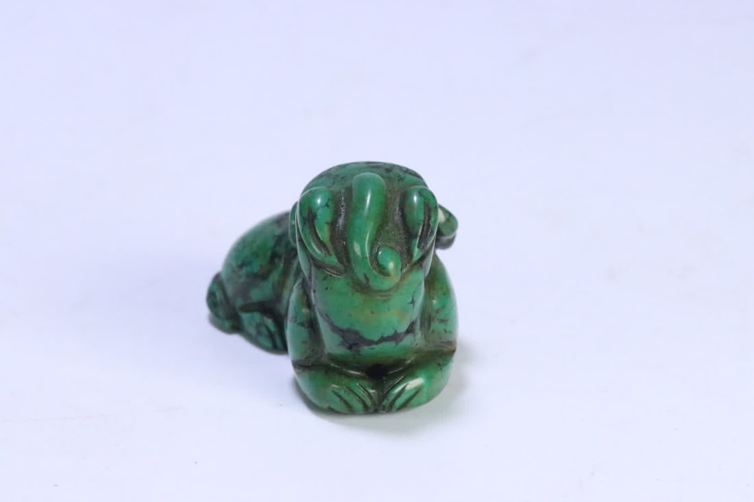 An old turquoise beast handle - 5