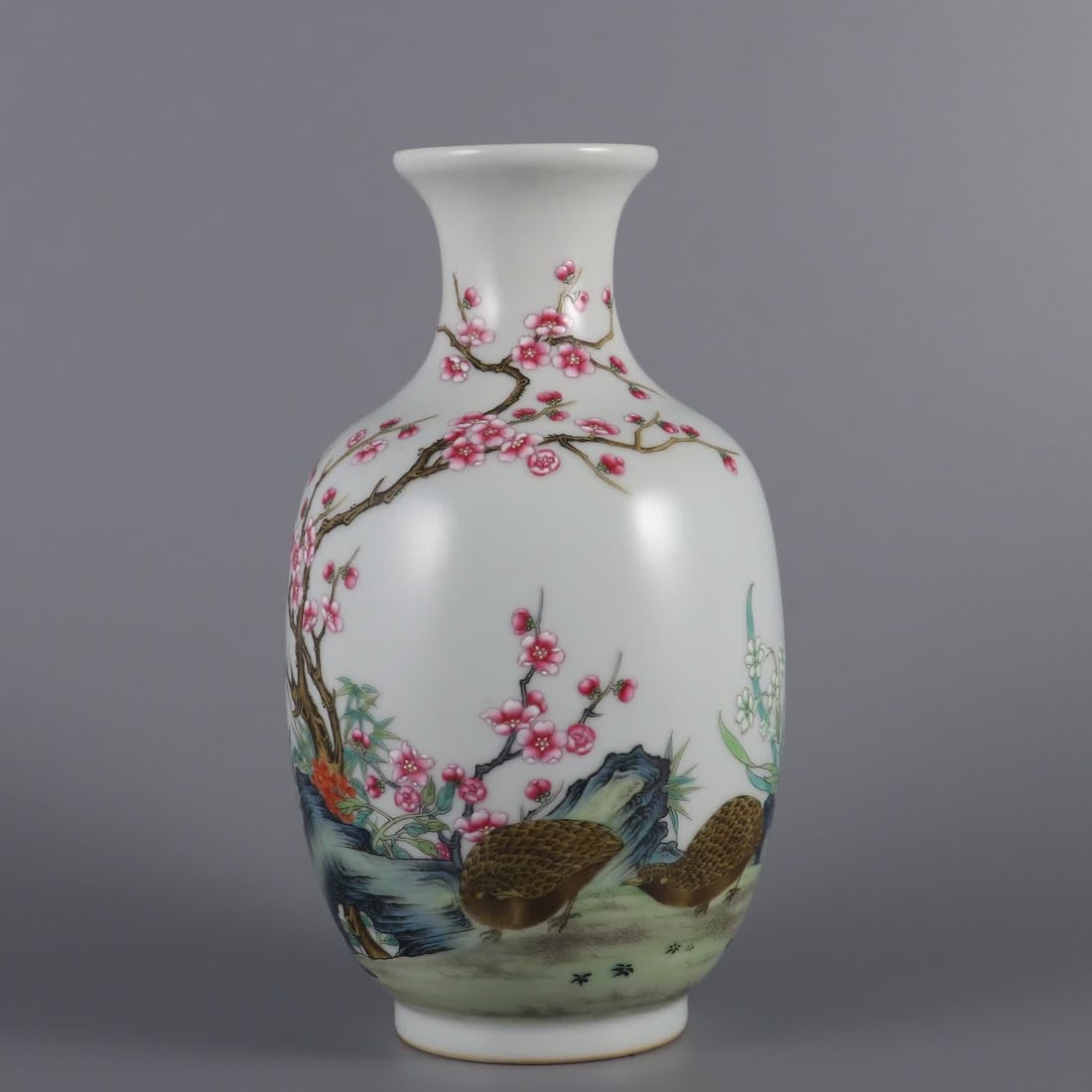 A Qing Dynasty Yongzheng year enamel color appreciation bottle (1 of 9)