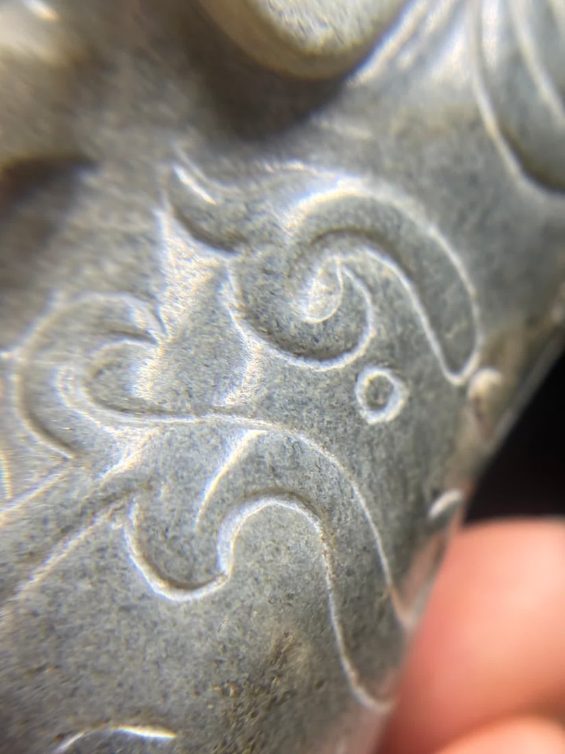 A Han Dynasty jade sheep - 7