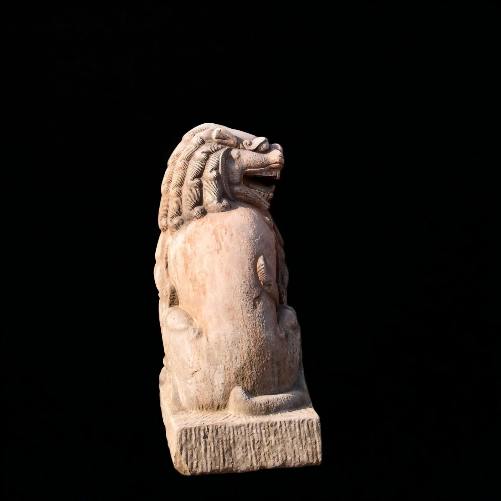 A Qing Dynasty bluestone lion - 15