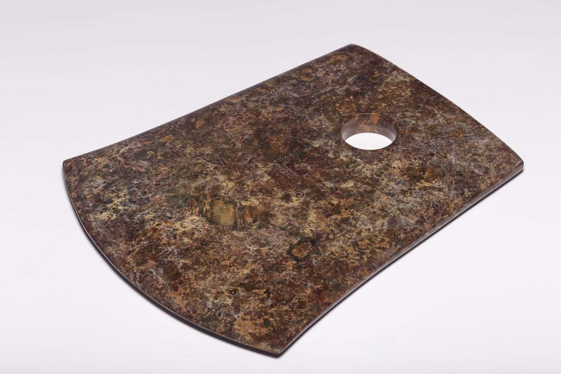 A war of the Han Dynasty jade face axe (1 of 9)