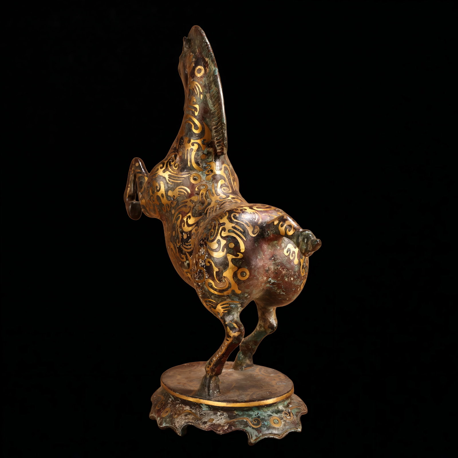 A Han bronze Cuo Jin horse - 5