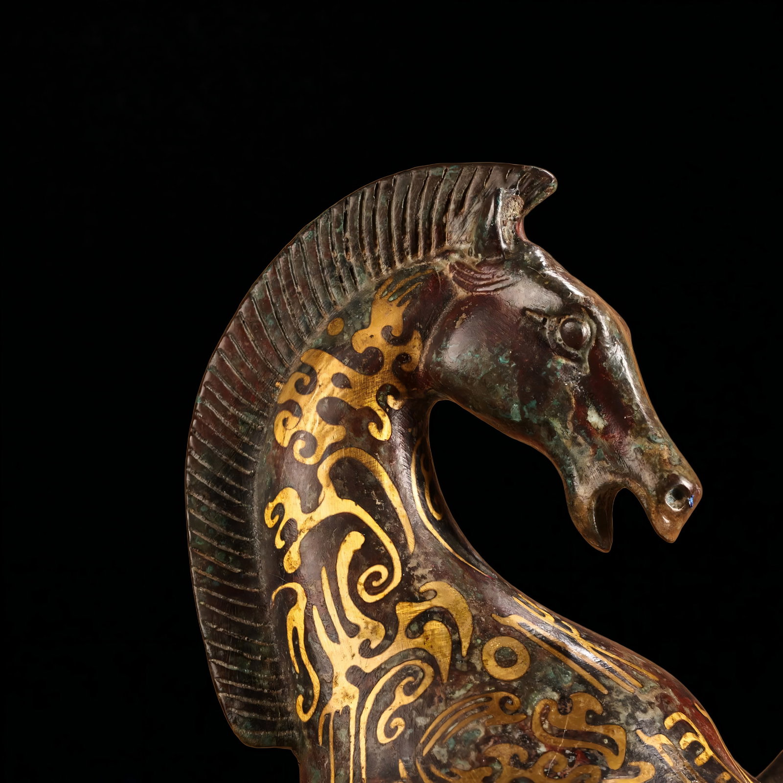 A Han bronze Cuo Jin horse - 7