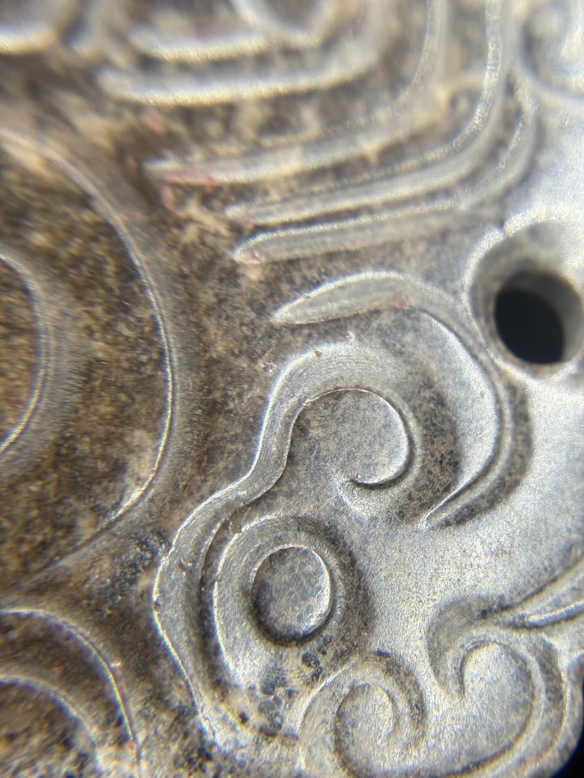 A Han Dynasty dragon pattern jade pendant - 6