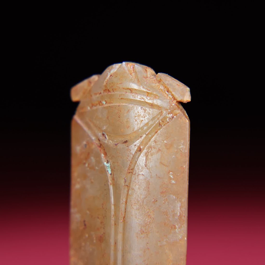 A Han Dynasty jade cicada - 8