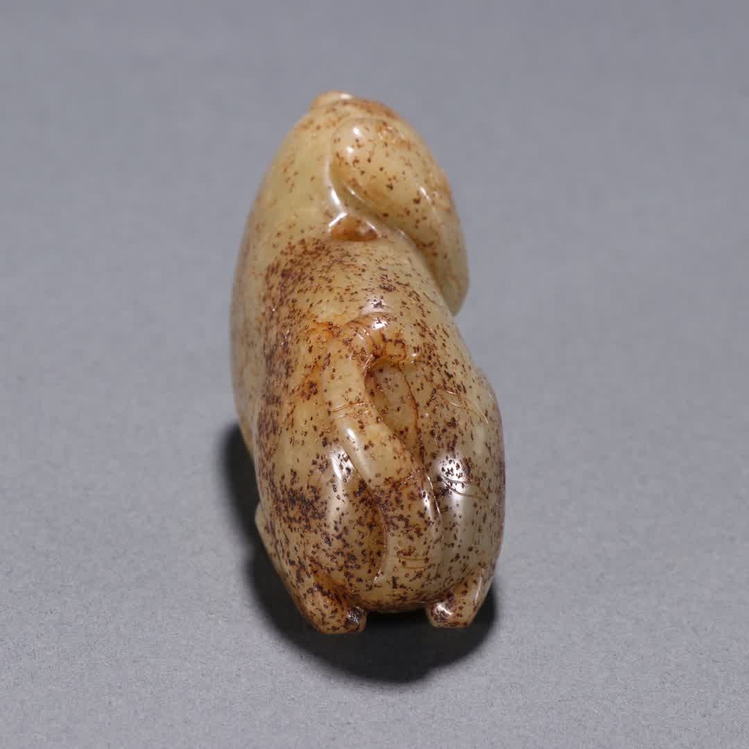 A Ming Dynasty Hetian jade tiger - 6