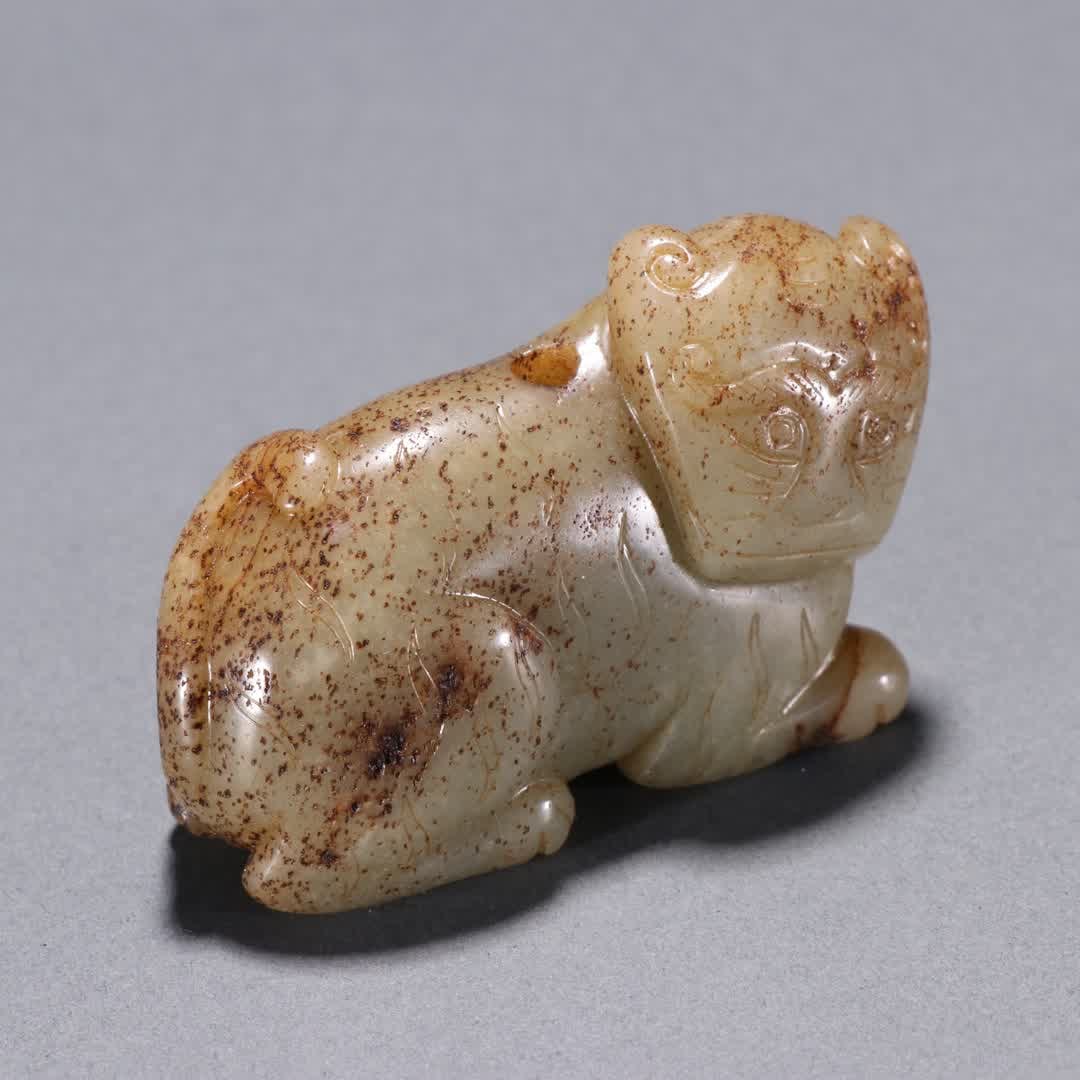 A Ming Dynasty Hetian jade tiger - 7