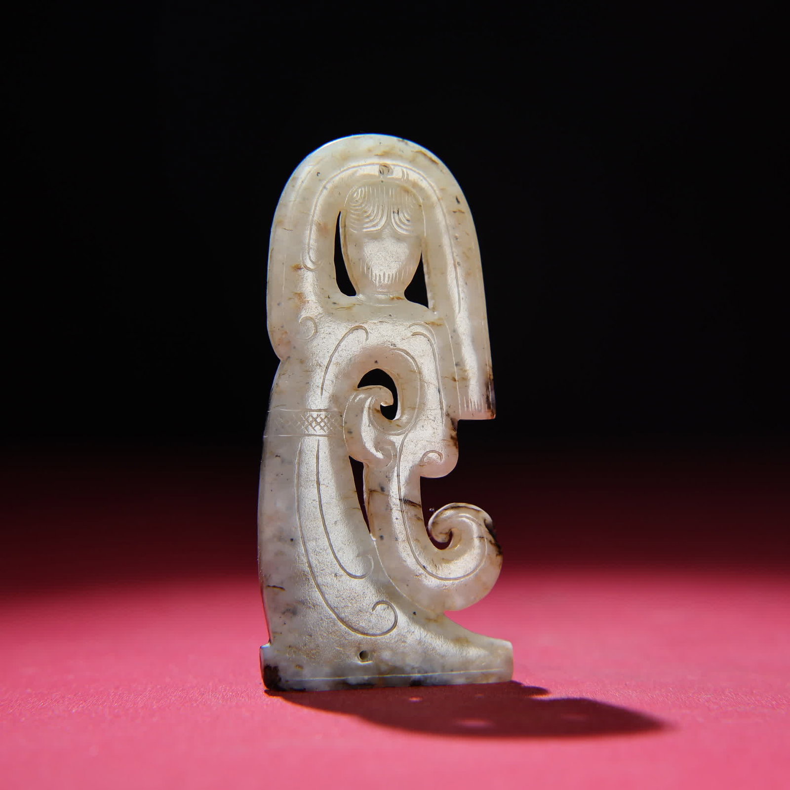 A Han Dynasty jade mercury dancer wears - 7