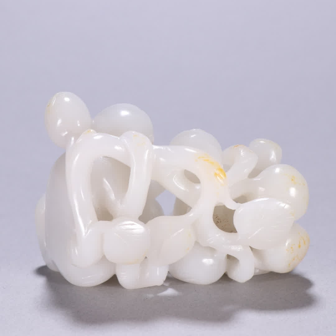 A Hetian jade mother monkey ornament - 5