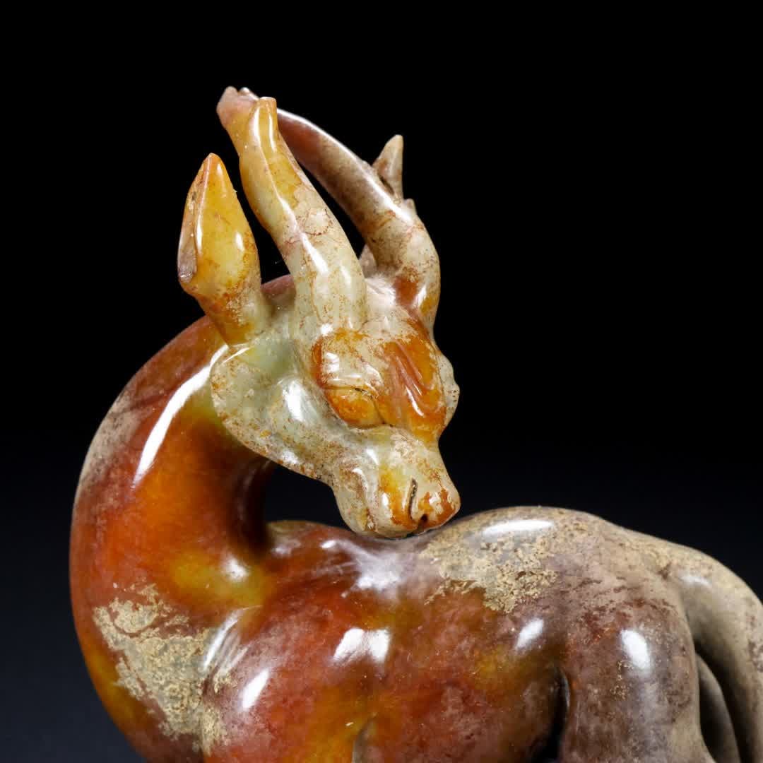 A Han Dynasty jade beast - 2
