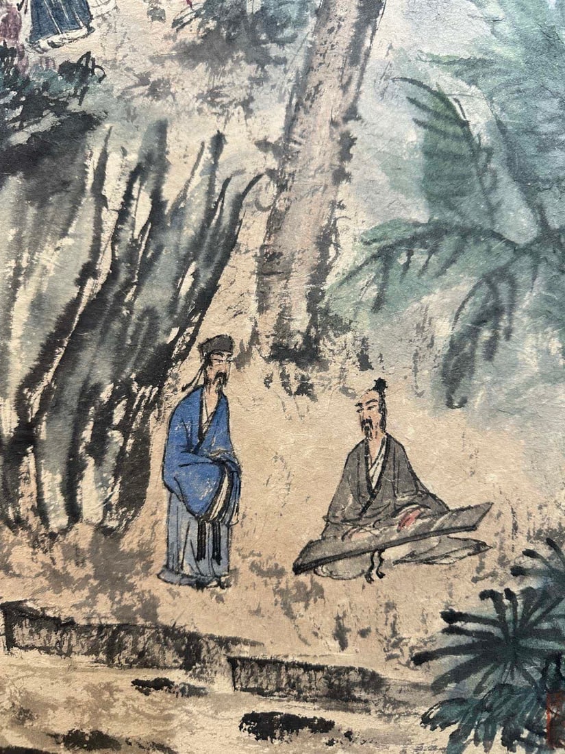 A painting by Fu Baoshi - 5