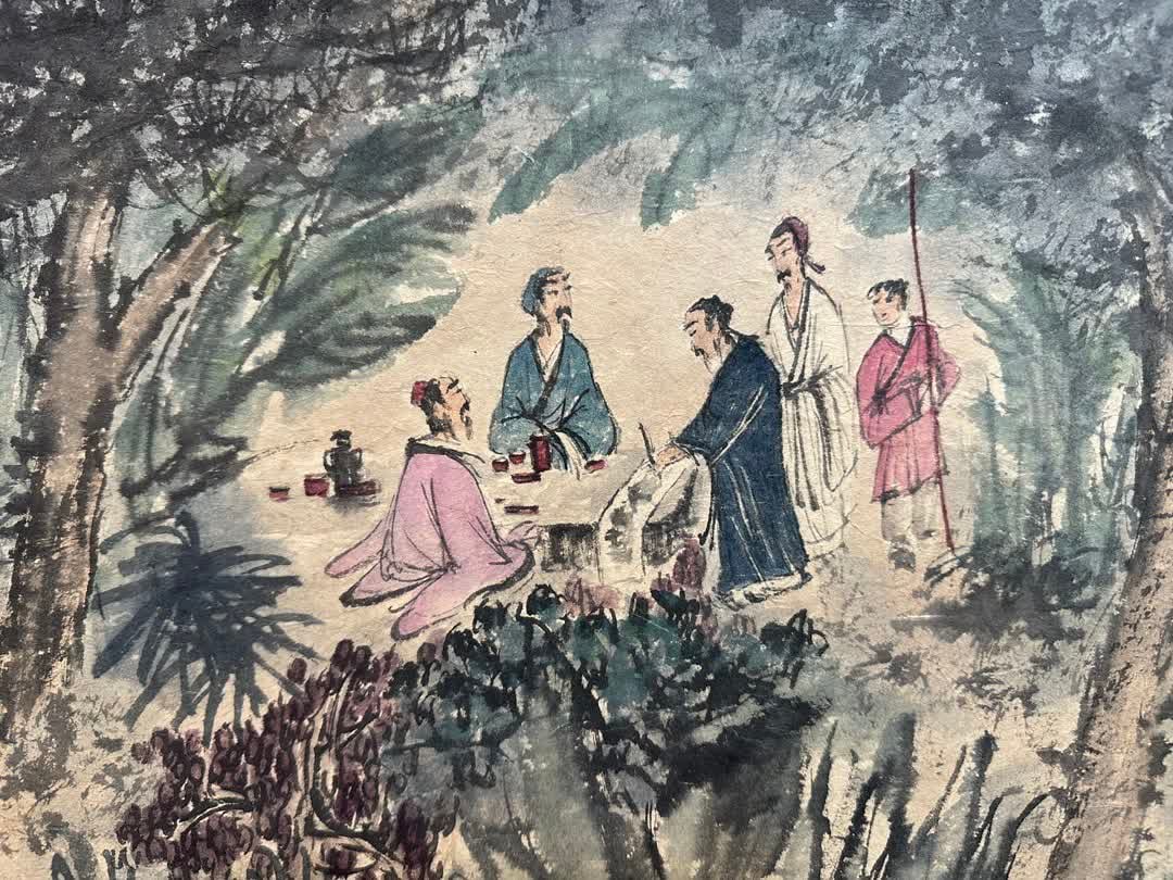 A painting by Fu Baoshi - 6