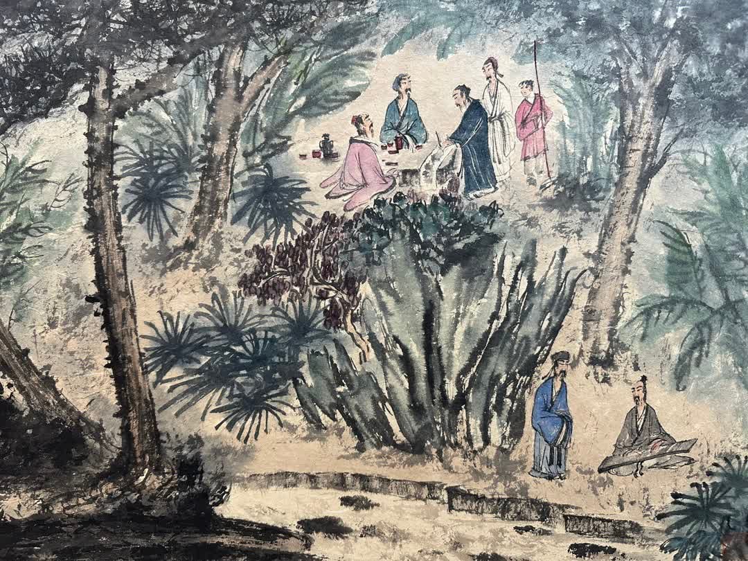 A painting by Fu Baoshi - 7