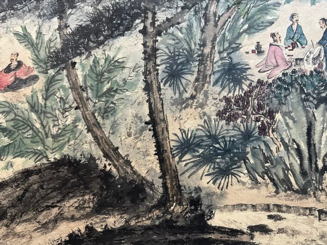 A painting by Fu Baoshi - 8