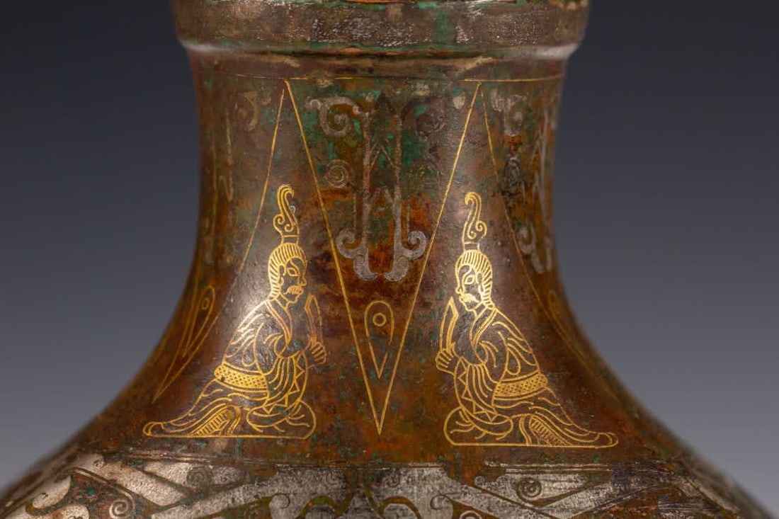 A Hancuo gold and silver pot - 3